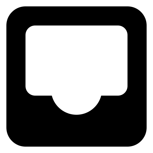 Inbox, message, mail, brand, social media icon